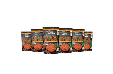 Image of Omeals Turkey Chili with Beans, 6 pack, 7.5 inches x 2 inches x 10.75 inches OMET1X6