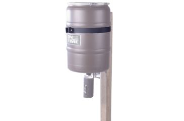 Image of On Time Wildlife Feeders Dock-post Mount, Black, 00703