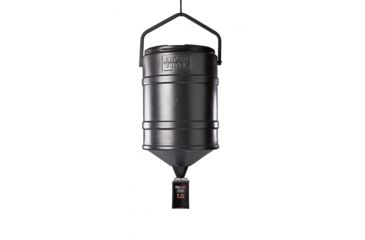 Image of On Time Wildlife Feeders Tomahawk Vl Feeder w/ 25 Gal Hanger, Black 42100