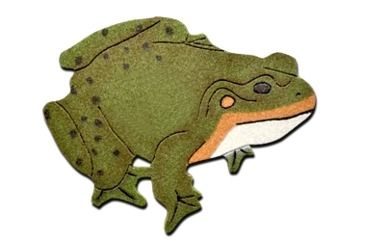 Image of Oncore Targets Targets Frog Self-Healing Archery Target, Mini, Green, Small, FG2