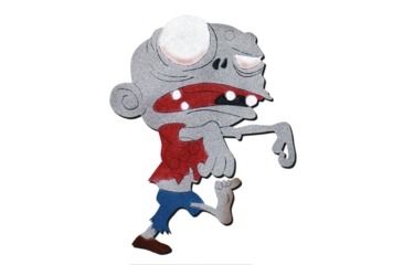 Image of Oncore Targets Zombie Self-Healing Archery Target, Walking Kid, Gray/Red/Blue/Brown, Small, Z4