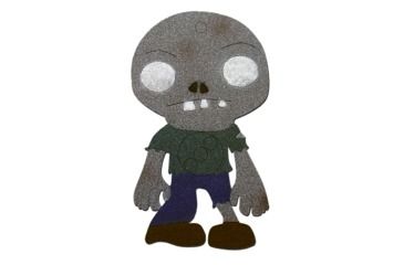 Image of Oncore Targets Zombie Self-Healing Archery Target, Kid, Gray/Green/Blue/Brown/White, Small, Z3