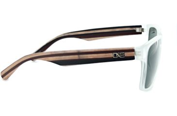 Image of One Bankroll Sunglasses, Matte Crystal w/ Wood, 21984