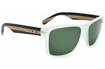 Image of One Bankroll Sunglasses, Matte Crystal w/ Wood, 21984