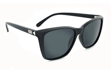 Image of One Diva Rose Sunglasses - Women's, Shiny Black and Silver, 22062