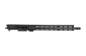 Image of One Horse AR-15 5.56x45mm NATO/.223 Remington 16in M-LOK Upper Receiver, SOCOM, Mid Length, 1-8 Twist, 1/2x28, A2 Flash Hider, Black, OH-CU01