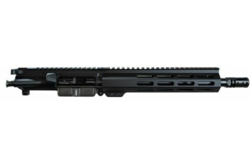 Image of One Horse AR-15 5.56x45mm NATO 10.5in Upper Receiver, Medium, Pistol Length, 1-7 Twist, 1/2x28, Flash Hider, Matte, Black, OH-CU02