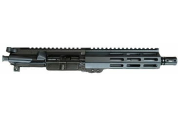 Image of One Horse AR-15 .300 AAC Blackout 7.5in Upper Receiver, Medium, Pistol Length, 1-7 Twist, 5/8x24, Flash Hider, Matte, Black, OH-CU06