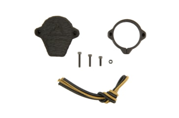 Image of One Hundred Concepts Ruggedized LightCap, Light Cover, Fits Cloud Defense Rein 3.0 or Similar, Matte Finish, Black, 33MM, Includes ShockCollar OHC-LCR-33