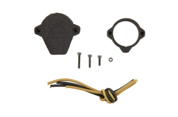 Image of One Hundred Concepts Ruggedized LightCap, Light Cover, Fits Modlite OKW/PLH or Similar, Matte Finish, Black, Medium, Includes ShockCollar OHC-LCR-MD