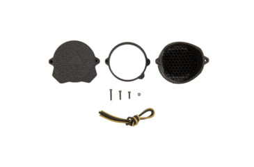 Image of One Hundred Concepts ScopeCap Pro, Lens Cover, Fits 59MM Scope Lenses, Matte Finish, Black, Flip-up Cover, Includes Kill Flash and ShockCollar OHC-SCP-59