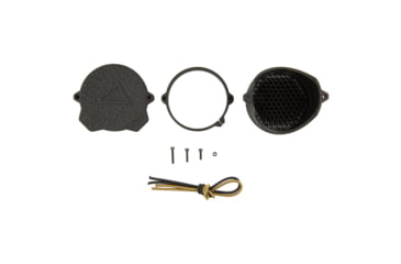 Image of One Hundred Concepts ScopeCap Pro, Lens Cover, Fits 65MM Scope Lenses, Matte Finish, Black, Flip-up Cover, Includes Kill Flash and ShockCollar OHC-SCP-65