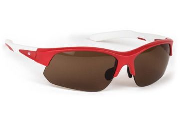 Image of ONOS Allee Shrader Active Lifestyle Sunglasses, Red/White, Brown, Medium to X-Large, 1666263