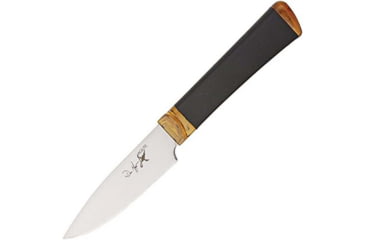 Image of Ontario Knife Agilite Paring Knife, 7.5in Overall, 3.38in Satin Finish Sandvik 14C28N Stainless Blade, Amber Ultem Transparent Handle, ON2550X