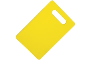 Image of Ontario Knife Cutting Board, Dishwasher Safe, Dishwasher Safe, 11.75in X 7.75in X 0.38in, Yellow, Polypropylene, 0415YW