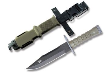 Image of Ontario Knife GI M9 Bayonet w/Scabbard, 12.125 in, Green, OKC6220