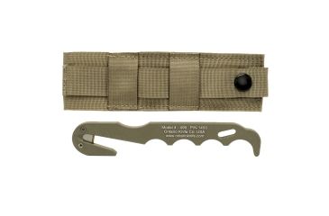 Image of Ontario Knife Model 4 Strap Cutter Rescue Tool, 499 Tan w/ Sheath 195124