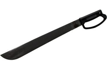 Image of Ontario Knife OKC Knife, Black, 18in. Field D Handle, Bulk Package, Black 114369