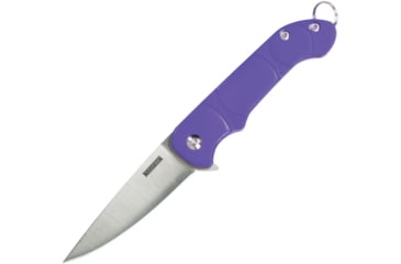 Image of Ontario Knife OKC Navigator Folding Knife, 3in Closed, 2.13in Satin Stainless Blade, Purple Synthetic Handle, 8900 PURPLE