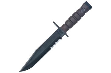 Image of Ontario Knife OKC3S Marine Bayonet, Black Blade, Tan Hard Sheath OK6504