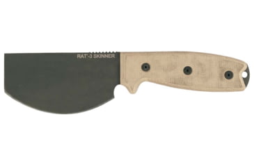 Image of Ontario Knife Rat 3 Skinner Fixed Blade Knive, 3.75in, High Carbon Steel, Micarta, 8661