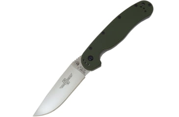 Image of Ontario Knife RAT I Linerlock Folding Knife, 3.5in, AUS-8 Stainless, Foliage Handle, O8848FG