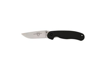 Image of Ontario Knife Rat Model Ii Folder, 3in Aus 8 Stainless Steel Blade, Black Frn Handle, 8860