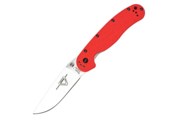 Image of Ontario Knife Red Rat 1 Folding Knife, 5in Closed, 3.5in Satin S35VN Stainless Blade, Red Nylon Handle, 8864