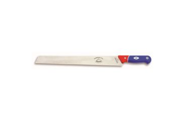 Image of Ontario Knife Watermelon Knive, 2 1/2in Stainless Steel Blade, Red, White And Blue Textured Rubber Handle, 8828