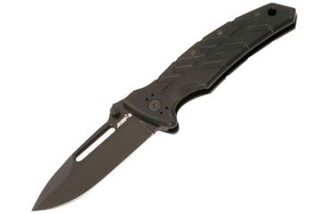 Image of Ontario Knife XM-2T Folding Knife, Black, Plain OK8766