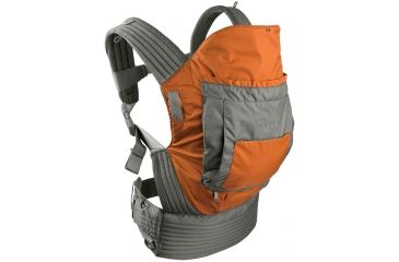 Image of Onya Baby Outback Child Carrier-Slate Gray/Burnt Orange