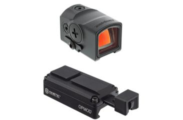 Image of OpticsPlanet Exclusive Aimpoint Acro P-1 Red Dot Reflex Sight, 3.5 MOA Dot Reticle, w/ SIDELOK Mount, Black, Semi Matte, Anodized, 200504-KIT3