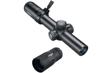 Image of Bushnell 1-8x24mm AR Optics Rifle Scope,w/Illuminated BTR-1 Reticle, AR71824I w/ Trybe Optics Enhancer - Magnification Doubler