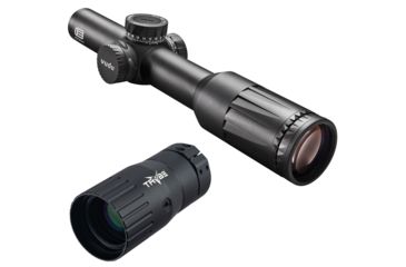 Image of EOTech Vudu 1-6x24 FFP Precision Rifle Scope, SR3 Reticle, Black, VUDU.1-6.FFP.SR3 w/ Trybe Optics Enhancer - Magnification Doubler