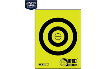 Image of OP Exclusive - EZ2C Targets Self-Adhesive Mini 3.5in Bullseye on 4.25x5.5in Yellow and Black Ink, Tear-Off Pad of 15, Yellow, EZ2CM01Y
