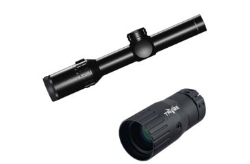 Image of Hawke Sport Optics Frontier 30 1-6x24 L4a IR, Black, 18400 w/ Trybe Optics Enhancer - Magnification Doubler