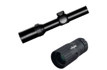 Image of Hawke Sport Optics Vantage WA 30mm 1-4x24 IR L4a Rifle Scope, Black, 14273 w/ Trybe Optics Enhancer - Magnification Doubler