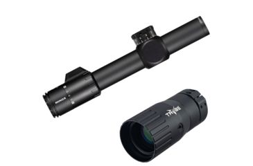 Image of OP Exclusive - Minox ZP8 1-8x24 MR10 Rifle Scope, Black, 66591 w/ Trybe Optics Enhancer - Magnification Doubler