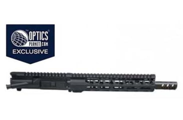 Image of OP Exclusive Moriarti AR-15 Upper Receiver, 300 Blackout, 10.5in, Pistol, Medium, M-LOK, 1-7 Twist, 5/8x24 Thread, Diamond Cut Free-Float Handguard, Triport Muzzle Brake, Black, MAR-10-300-TRI