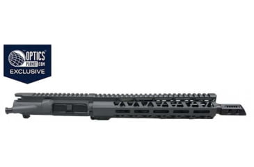 Image of OP Exclusive Moriarti AR-15 Upper Receiver Assembly, 5.56x45mm NATO, 10.5in, Carbine, Government, M-LOK, 1-7, 1/2x28, Diamond Cut Free-Float Handgrd, Slanted Muzzle Brake, Sniper Grey MAR-10-556-PENTA