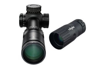 Image of OP Exclusive - Nikon BLACK FORCE100 1-6x24 Rifle Scope, 30mm, Force-MOA Reticle, Illuminated, Black, 16660 w/ Trybe Optics Enhancer - Magnification Doubler