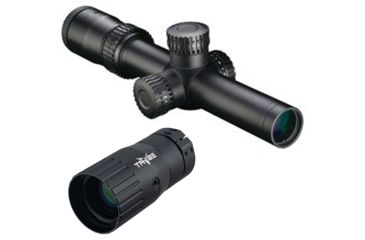 Image of OP Exclusive - Nikon FORCE1000 1-4x24mm Illuminated Rifle Scope, Speedforce Reticle, Matte Black 16380 w/ Trybe Optics Enhancer - Magnification Doubler