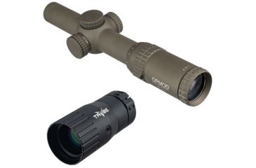 Image of OP Exclusive Vortex OPMOD Strike Eagle Limited Edition Rifle Scope, 1-6x24mm, 30 mm Tube, Second Focal Plane, AR-BDC Reticle, Hard Anodized, Tan, SE-1624-OP-KIT2