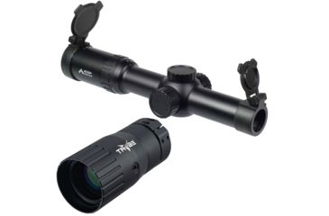 Image of OP Exclusive Primary Arms SLx 1-6X24mm Gen III Rifle Scope, 30mm Tube, Second Focal Plane, ACSS 5.56/5.45/.308 Reticle, Matte, Black w/ TRYBE Optics Enhancer - Magnification Doubler, PA1-6X24SFP-ACSS-5.56