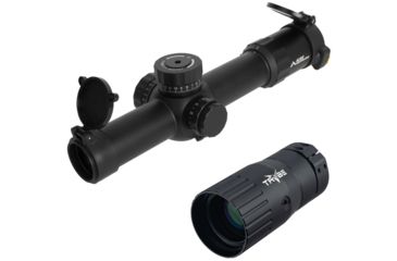 Image of OP Exclusive - Primary Arms Platinum Series 1-8X24mm FFP Rifle Scope - Illuminated ACSS Griffin MOA Reticle, Black, PAPLX8-1-8X24F-GRIF-MOA w/ Trybe Optics Enhancer - Magnification Doubler