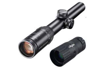 Image of OP Exclusive - Schmidt Bender 1.1-4X24 Zenith SFP Rifle Scope, FD7 Reticle, Black, 776-811-708 w/ Trybe Optics Enhancer - Magnification Doubler