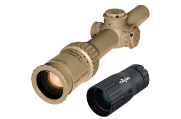 Image of OP Exclusive - Schmidt &amp; Bender 1-8x24 PM II ShortDot Dual CC MDR-T6 1cm ccw ST,LT, More Tactical Clicks, Single Turn, Locking Turrets Zero Click, Pantone 7504M, length 293mm / 30mm tube, 683-846-43E-