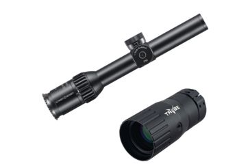 Image of OP Exclusive - Schmidt &amp; Bender 1-8x24 PM II ShortDot Dual CC MDR-T6 Rifle Scope 1cm ccw ST,LT, More Tactical Clicks, Single Turn, Locking Turrets Zero Click, black, length 293mm / 30mm tube, 683-811-4