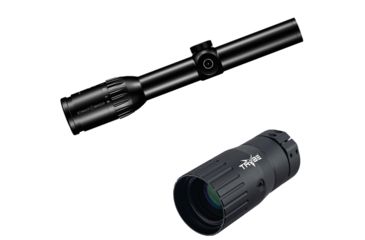 Image of OP Exclusive - Schmidt &amp; Bender 1-8x24 Zenith 30mm Rifle Scope w/ Flashdot Reticle No. 9 780FD9 w/ Trybe Optics Enhancer - Magnification Doubler