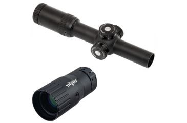 Image of OP Exclusive - Shepherd Scopes Series 1-8x24 R-MIL, Black Anodized, RS0011 w/ Trybe Optics Enhancer - Magnification Doubler